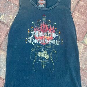 Harley Davidson Black Tank Top
